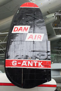 G-ANTK @ EGSU - early Dan Air livery - by Chris Hall
