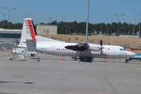 OO-VLI @ ELLX - CityJet Fokker 50 at luxembourg. - by David Burrell