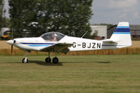 G-BJZN @ EGBR - Slingsby T-67A Firefly at The Real Aeroplane Club's Summer Madness Fly-In, Breighton Airfield, August 2012. - by Malcolm Clarke