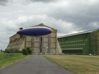 G-HLEL - at Cardington hangers without Goodyear branding yesterday - by richard coughlan