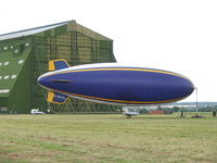 G-HLEL - at Cardington hangers without Goodyear branding yesterday - by richard coughlan