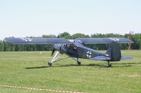 D-EVDB @ LFFQ - Fieseler Fi 156C-7 Storch at the Meeting Aerien 2012, La-Ferte-Alais - by Ingo Warnecke