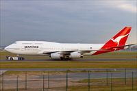 VH-OJA @ EDDF - (City of Canberra), 1989 Boeing 747-438, - by Jerzy Maciaszek