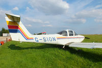 G-SION @ EGTN - at Enstone Airfield - by Chris Hall