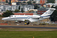 VP-CCX @ ESSB - On final to runway 30 - by Roger Andreasson