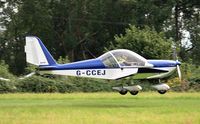 G-CCEJ @ EGHP - Has been in private hands since May 2003. - by Clive Glaister