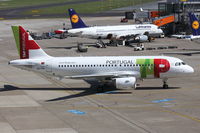 CS-TTF @ EDDL - TAP Portugal, Airbus A319-111, CN: 0837, Name: Calouste Gulbenkain - by Air-Micha