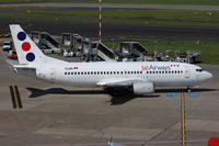 YU-ANI @ EDDL - JAT Airways, Boeing 737-3H9, CN: 23416/1175 - by Air-Micha