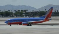 N266WN @ KLAS - Southwest Airlines Boeing 737-700 taxiing at KLAS. - by Kreg Anderson