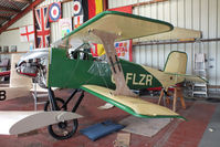 G-FLZR @ EGBR - now with its engine fitted - by Chris Hall