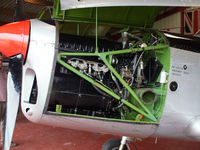 G-BTWF @ EGBR - De Havilland Gipsy Major 10 Mk 2 four-cylinder, air-cooled, inline engine. - by Chris Hall