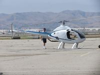 N4070A @ CNO - Walk around inspection - by Helicopterfriend