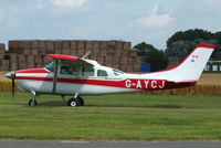 G-AYCJ @ EGBR - The Real Aeroplane Club's Summer Madness Fly-In, Breighton - by Chris Hall