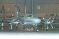 G-CGSG @ EGBJ - inside the RGV Aviation hangar - by Chris Hall
