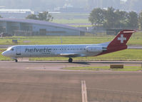 HB-JVC @ EHAM - Taxi to runway 24 of Schiphol Airport for take off. - by Willem Göebel