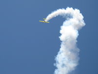 N666XC @ CMA - 1997 Moravan ZLIN Z50 LS 'Tumbling Bear', Lycoming IO-540 260 Hp, aerobatics act with smoke - by Doug Robertson