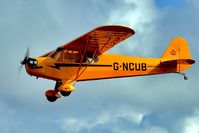 G-NCUB @ EGMJ - Another welcome visitor - by glider