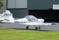 G-CEBP @ EGBS - at Shobdon Airfield, Herefordshire - by Chris Hall