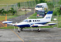 N6197Q @ TLPC - This 1969 Cessna 402A was resting at George F. L. Charles Airport, Castries, St. Lucia. - by Daniel L. Berek