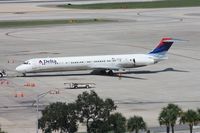 N904DL @ TPA - Delta MD-88 - by Florida Metal