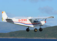 G-CEWS @ EGEO - Departing from Oban Airport (North Connel). - by Jonathan Allen