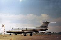 N858GM @ TUS - Learjet 25 as seen at Tucson International in May 1973. - by Peter Nicholson