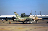 61-0076 @ NFW - F-105D Thunderchief of 457th Tactical Fighter Squadron/301st Tactical Fighter Wing on the flight-line at Carswell AFB in October 1978. - by Peter Nicholson