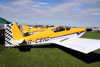 G-CEIG @ EGBK - Parked at the LAA Rally 2012 alongside its identically painted brethren - by G TRUMAN