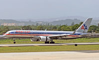 N678AN @ TJSJ - A sleek American Airlines 757 touches down at SJU. - by Daniel L. Berek