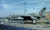 XX748 @ EGCN - SEPECAT Jaguar GR1 [S-45] RAF Finningley~G 30/07/1977 - by Ray Barber
