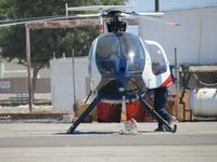 N888SD @ L67 - Checking out the machine before flight - by Helicopterfriend