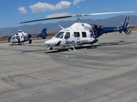 N419MA @ L67 - Patient transfer complete - by Helicopterfriend