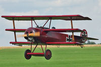 G-FOKK @ EGBK - 2006 Fokker DR1 Triplane (Replica), c/n: PFA 238-14253 displaying at 2012 Sywell Airshow - by Terry Fletcher