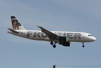 N214FR @ DTW - Carl the Coyote Frontier A320 - by Florida Metal