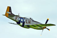 G-MSTG @ EGBK - 1945 North American P-51D Mustang, c/n: 124-48271 at 2012 Sywell Airshow - by Terry Fletcher