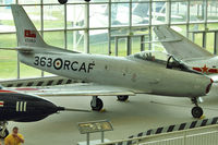 N8686F @ BFI - 1954 Canadair F-86E MK.6, c/n: 1153 in Seattle Museum of Flight - by Terry Fletcher
