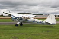 G-AJEI @ EGBR - Auster J-1N Alpha at The Real Aeroplane Club's Wings & Wheels weekend, Breighton Airfield, September 2012. - by Malcolm Clarke