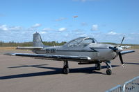SE-XRI @ ESMX - FWD-149D parked at Småland Airport, Växjö,  Sweden. - by Henk van Capelle
