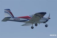 N25DV @ KPTW - In flight 3 rd flight from a chase plane - by Al Rubin - friend
