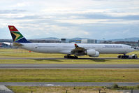 ZS-SNE @ EDDF - Being towed around to parking - by Robert Kearney