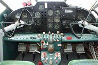 CF-CKT @ CYNJ - Cabin view of CF-CKT (RCAF2307), 1952 Beech 3NM, c/n: CA-190 - by Terry Fletcher