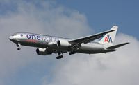 N395AN @ MCO - One World American 767-300 - by Florida Metal