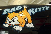 N6178C @ PAE - Artwork on N6178C (Bad Kitty), Grumman F7F-3, c/n: 80483 - by Terry Fletcher