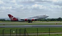 G-VAST @ EGCC - Virgin Atlantic B747-400 G-VAST - by M Adamson