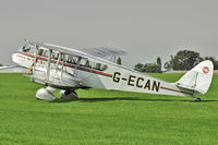 G-ECAN @ EGBK - 1943 De Havilland DH-84 Dragon, c/n: 2048 at 2012 Sywell Airshow - by Terry Fletcher