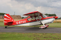 G-BTXX @ EGBR - Bellanca 8KCAB at The Real Aeroplane Club's Summer Madness Fly-In, Breighton Airfield, August 2012. - by Malcolm Clarke