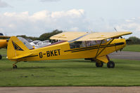 G-BKET @ EGBR - Piper L-18C at The Real Aeroplane Club's Wings & Wheels weekend, Breighton Airfield, September 2012. - by Malcolm Clarke