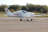 G-SOLA @ EGFH - Visiting Star-Lite microlight. Only two in the UK, the other being G-FARO.  - by Roger Winser