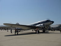 N814CL @ CMA - Clay Lacy's 1945 Douglas DC-3C in livery of United Airlines, two P&W R-1820-92 radials 1,200 Hp each - by Doug Robertson