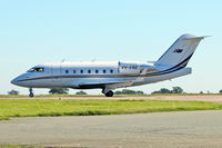 VH-VRE @ EGGW - 2003 Bombardier CL-600-2B16, c/n: 5561 at Luton - by Terry Fletcher